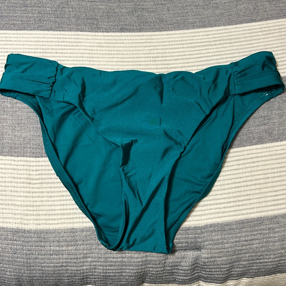 NWT, Sunshine 79 Side Shirred Hipster Bikini Bottom Size 10
